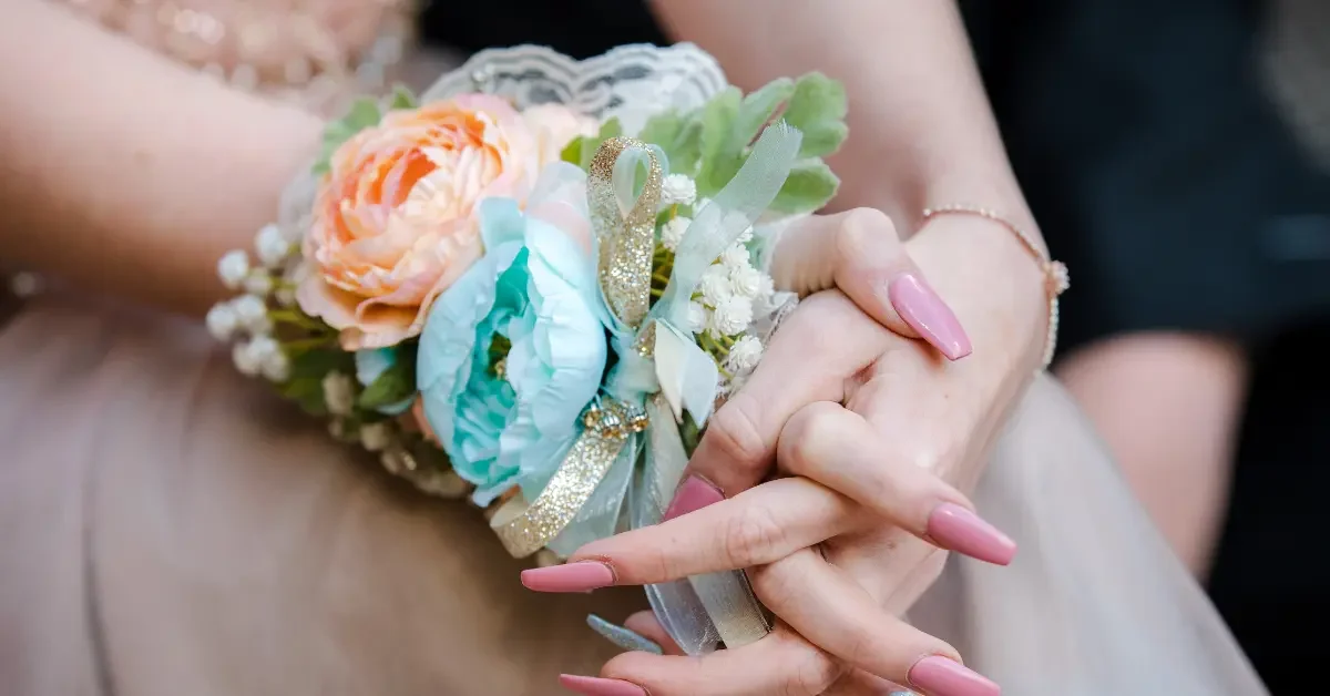 how to make a wrist corsage with artificial flowers